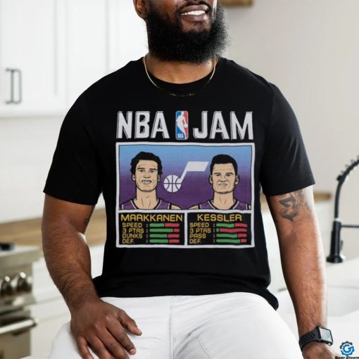 Nba jam jazz markkanen and kessler shirt
