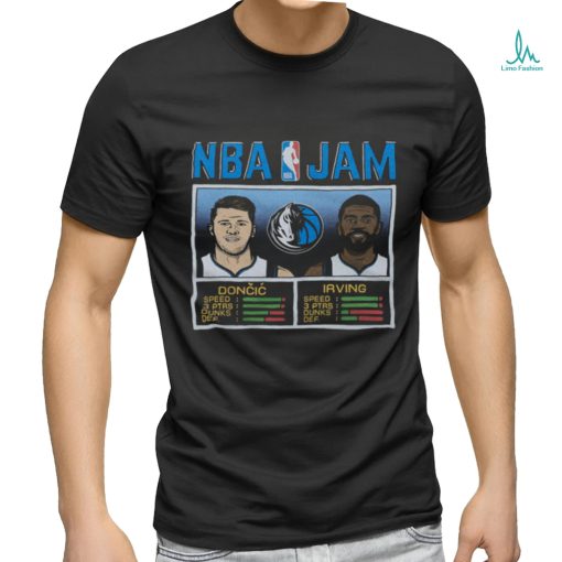 Nba jam mavericks doncic and irving shirt