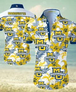 Ncaa Marquette Golden Eagles Special Style Trendy Hawaiian Shirt Aloha Shirt