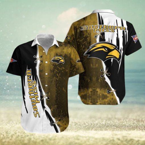 Ncaa Southern Miss Golden Eagles Limited Edition Trendy Hawaiian Shirt Aloha Shirt