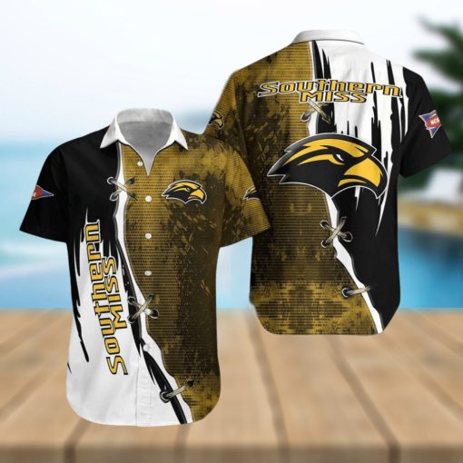 Ncaa Southern Miss Golden Eagles Limited Edition Trendy Hawaiian Shirt Aloha Shirt