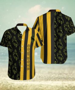 Ncaa Wyoming Cowboys Logo Trendy Hawaiian Shirt Aloha Shirt