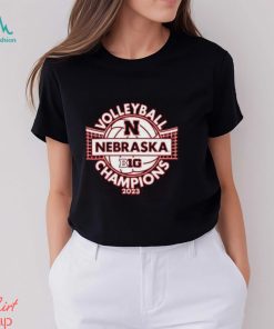 Nebraska Cornhuskers Blue 84 2023 Volleyball Champions T Shirt Small Red