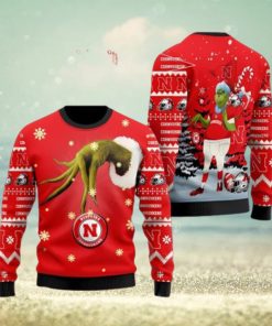 Nebraska Cornhuskers Team Grinch Ugly Christmas Sweater Cute Christmas Gift