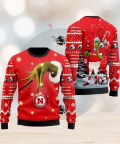 Nebraska Cornhuskers Team Grinch Ugly Christmas Sweater Cute Christmas Gift