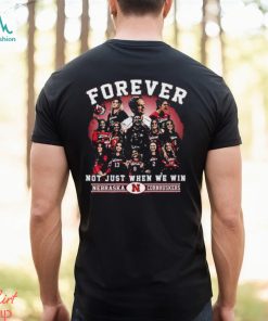Nebraska Cornhuskers Volleyball Forever Fan Win Or Lose T Shirt