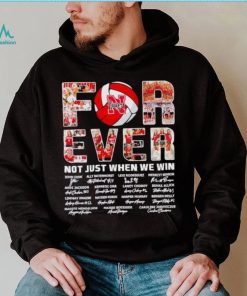 Nebraska Huskers forever not just when we win signatures shirt, hoodie, sweater, long sleeve and tank top Nebraska Huskers forever not just when we win signatures shirt