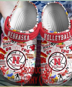 Nebraska Volleyball Crocs Shoes