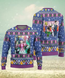 Neon Nostrade Anime Ugly Christmas Sweater Hunter x Hunter Xmas Gift