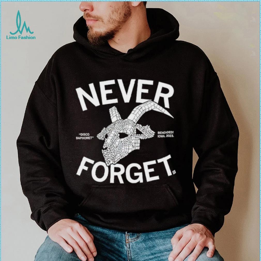 Never Forget Disco Baphomet shirt Never Forget Disco Baphomet shirt