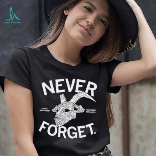 Never Forget Disco Baphomet shirt
