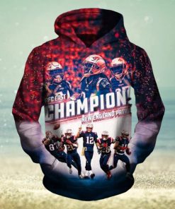 New England Patriots 3D Printed Hoodie Ver 67