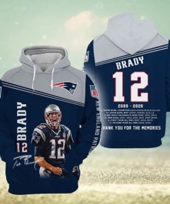 New England Patriots 3D Printed Hoodie