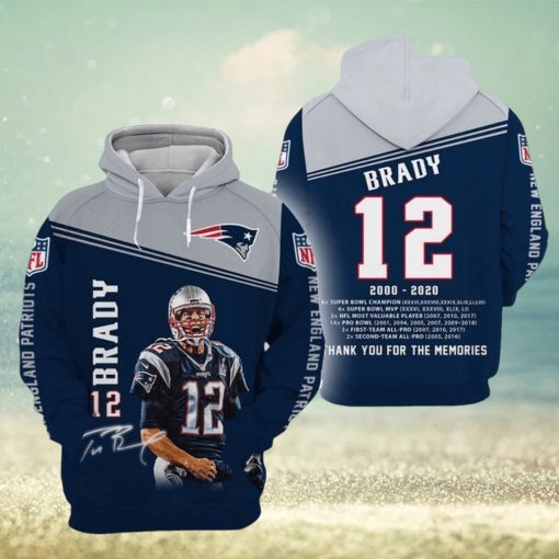 New England Patriots 3D Printed Hoodie