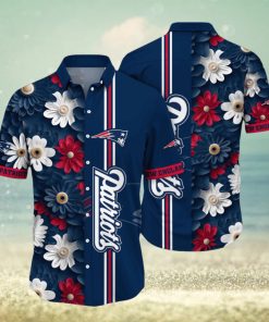 New England Patriots Hawaii Shirt Flower Sporty And Stylish