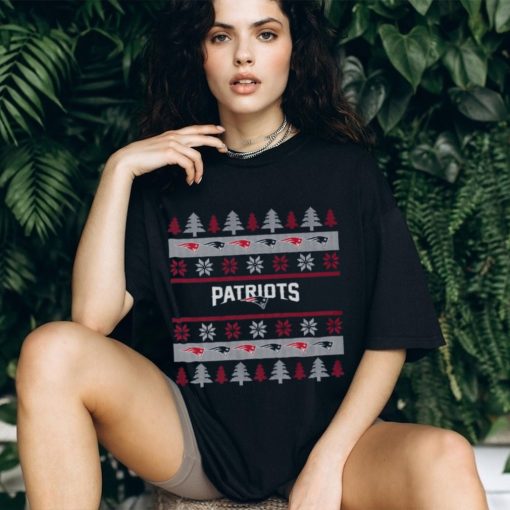 New England Patriots Holiday Christmas Tree T Shirt