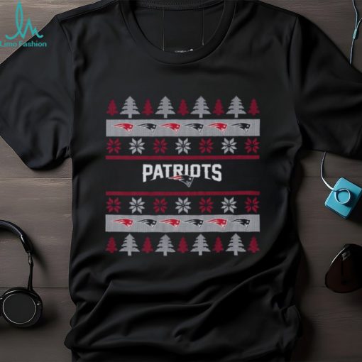 New England Patriots Holiday Christmas Tree T Shirt