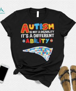 New England Patriots NFL Autism Is Not A Disability 2024 Shirt