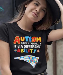 New England Patriots NFL Autism Is Not A Disability 2024 Shirt