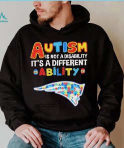 New England Patriots NFL Autism Is Not A Disability 2024 Shirt