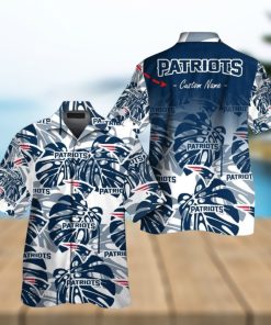 New England Patriots Short Sleeve Button Up Tropical Hawaiian Shirt VER01