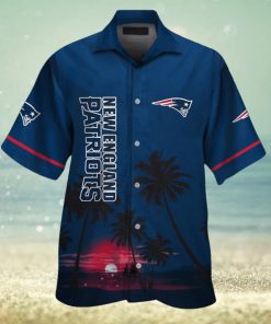 New England Patriots Short Sleeve Button Up Tropical Hawaiian Shirt VER011