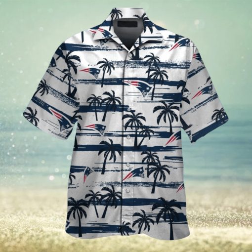 New England Patriots Short Sleeve Button Up Tropical Hawaiian Shirt VER012