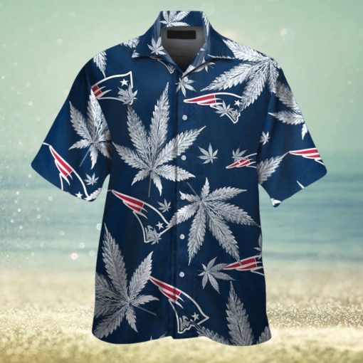 New England Patriots Short Sleeve Button Up Tropical Hawaiian Shirt VER015