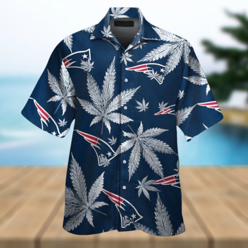 New England Patriots Short Sleeve Button Up Tropical Hawaiian Shirt VER015