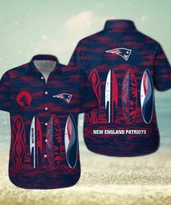 New England Patriots Short Sleeve Button Up Tropical Hawaiian Shirt VER016