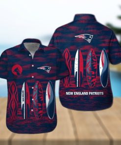 New England Patriots Short Sleeve Button Up Tropical Hawaiian Shirt VER016