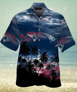 New England Patriots Short Sleeve Button Up Tropical Hawaiian Shirt VER017