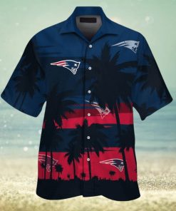 New England Patriots Short Sleeve Button Up Tropical Hawaiian Shirt VER019