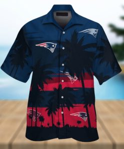 New England Patriots Short Sleeve Button Up Tropical Hawaiian Shirt VER019