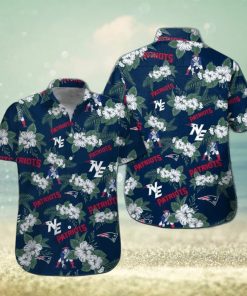 New England Patriots Short Sleeve Button Up Tropical Hawaiian Shirt VER024