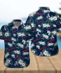 New England Patriots Short Sleeve Button Up Tropical Hawaiian Shirt VER024