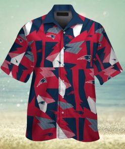 New England Patriots Short Sleeve Button Up Tropical Hawaiian Shirt VER030