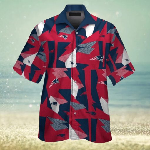 New England Patriots Short Sleeve Button Up Tropical Hawaiian Shirt VER030