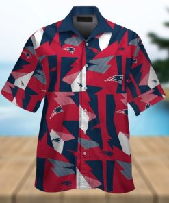 New England Patriots Short Sleeve Button Up Tropical Hawaiian Shirt VER030