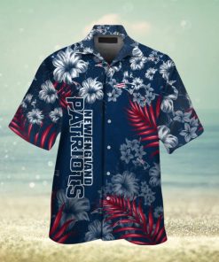 New England Patriots Short Sleeve Button Up Tropical Hawaiian Shirt VER04