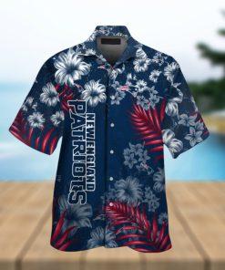 New England Patriots Short Sleeve Button Up Tropical Hawaiian Shirt VER04