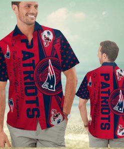 New England Patriots Short Sleeve Button Up Tropical Hawaiian Shirt VER05