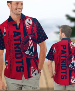 New England Patriots Short Sleeve Button Up Tropical Hawaiian Shirt VER05