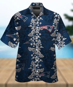 New England Patriots Short Sleeve Button Up Tropical Hawaiian Shirt VER06