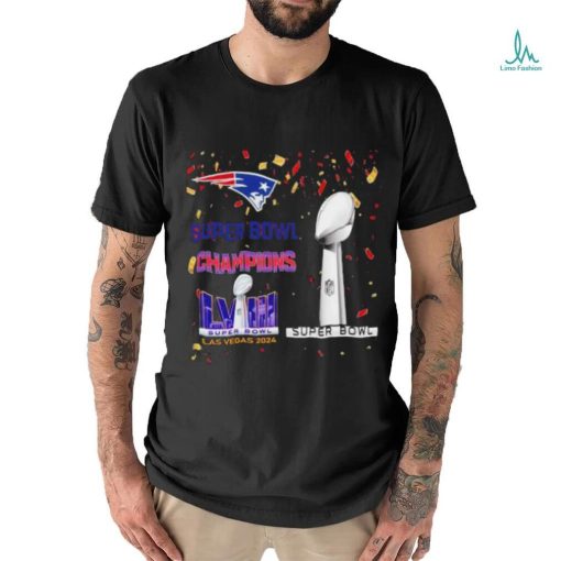 New England Patriots Super Bowl champions LVIII Las Vegas 2024 shirt