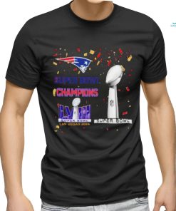 New England Patriots Super Bowl champions LVIII Las Vegas 2024 shirt