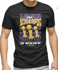 New Era Los Angeles Lakers 3 Peat Tee shirt