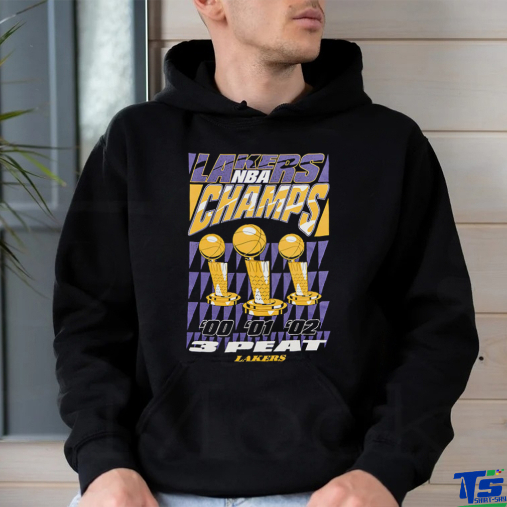 New Era Los Angeles Lakers 3 Peat Tee shirt New Era Los Angeles Lakers 3 Peat Tee shirt