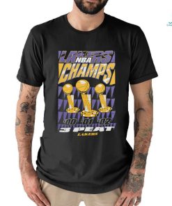 New Era Los Angeles Lakers 3 Peat Tee shirt, hoodie, sweater, long sleeve and tank top New Era Los Angeles Lakers 3 Peat Tee shirt