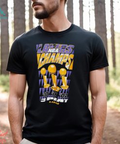 New Era NBA West Coast Champions LA Lakers T shirt